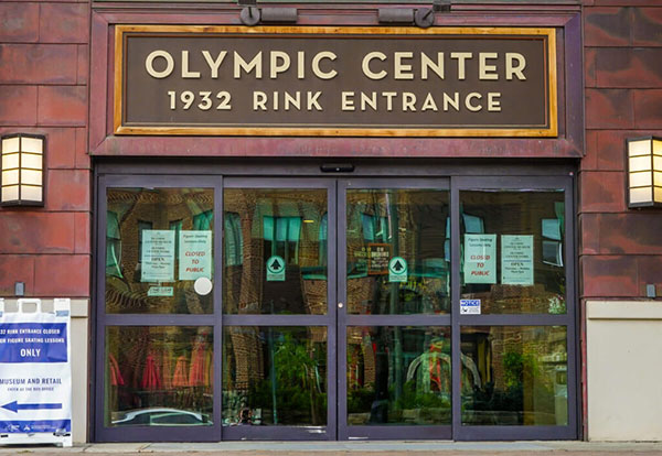 Olympic Center Lake Placid NY Exterior Entrance